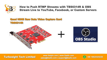 How to Push RTMP Streams with TBS6314R & OBS | Stream Live to YouTube, Facebook, or Custom Servers