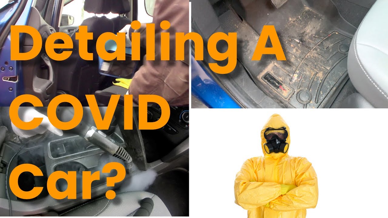 COVID CAR DETAIL! Satisfying Steam Cleaning Ozone Machine to remove COVID! | Dirty Car Detail Ep. 10