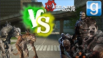 GearsOfWar Locust horde VS Fallout4 DeathClaws Big SNPC Fight Garry