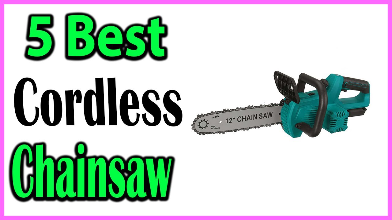 TOP 5 Best Cordless Chainsaws Review 2024 - YouTube