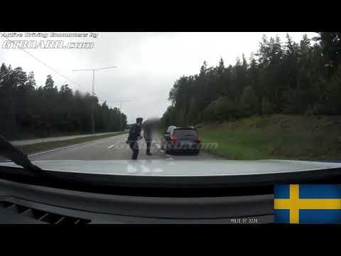 ⭐⭐LAUNCH from Police  300 HP VW Golf R Estate outruns Swedish Police TWICE but not jail!