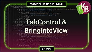C#/WPF - TabControl & BringIntoView