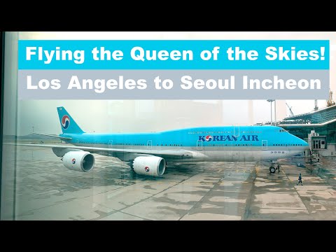 Boeing 747 8 Korean Air - TRIP REPORT | Korean Air (Economy) | Los Angeles to Seoul Incheon | Boeing 747-8i