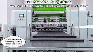 EPE Foam Sheet Cutting Machine: Auto Cutting PE Sheets with Circular Knife