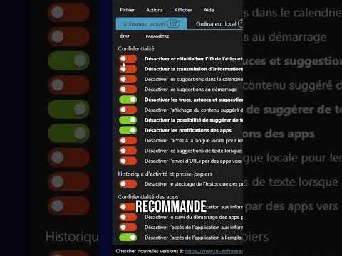Windows vous espionne trop ? Voici un outil simple