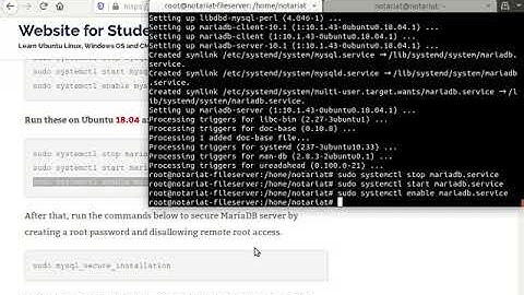 Install MariaDB Database Server di debian