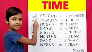 Learn Time in English | Convert Second, Minutes, Hour, Day, Week, Month, Year | RSGauri