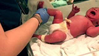 Aiden's First Bath!