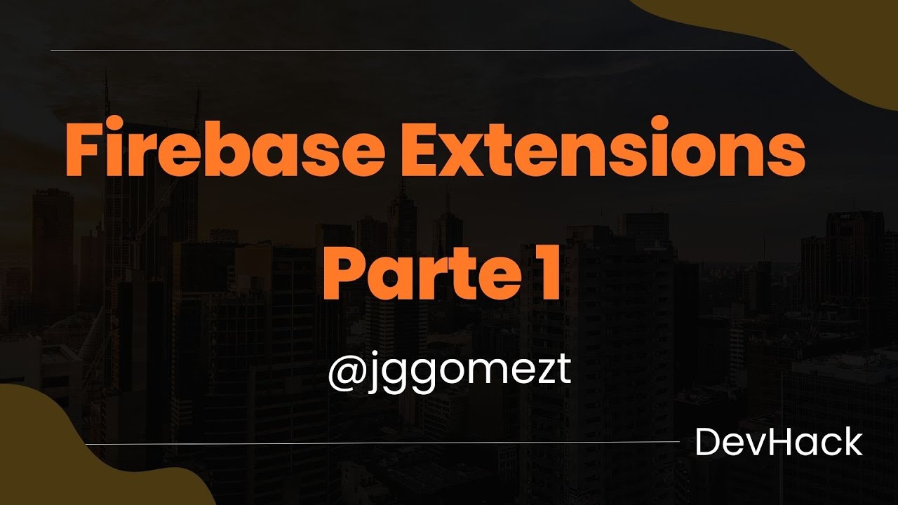 Firebase Extensions - Parte 1 - YouTube