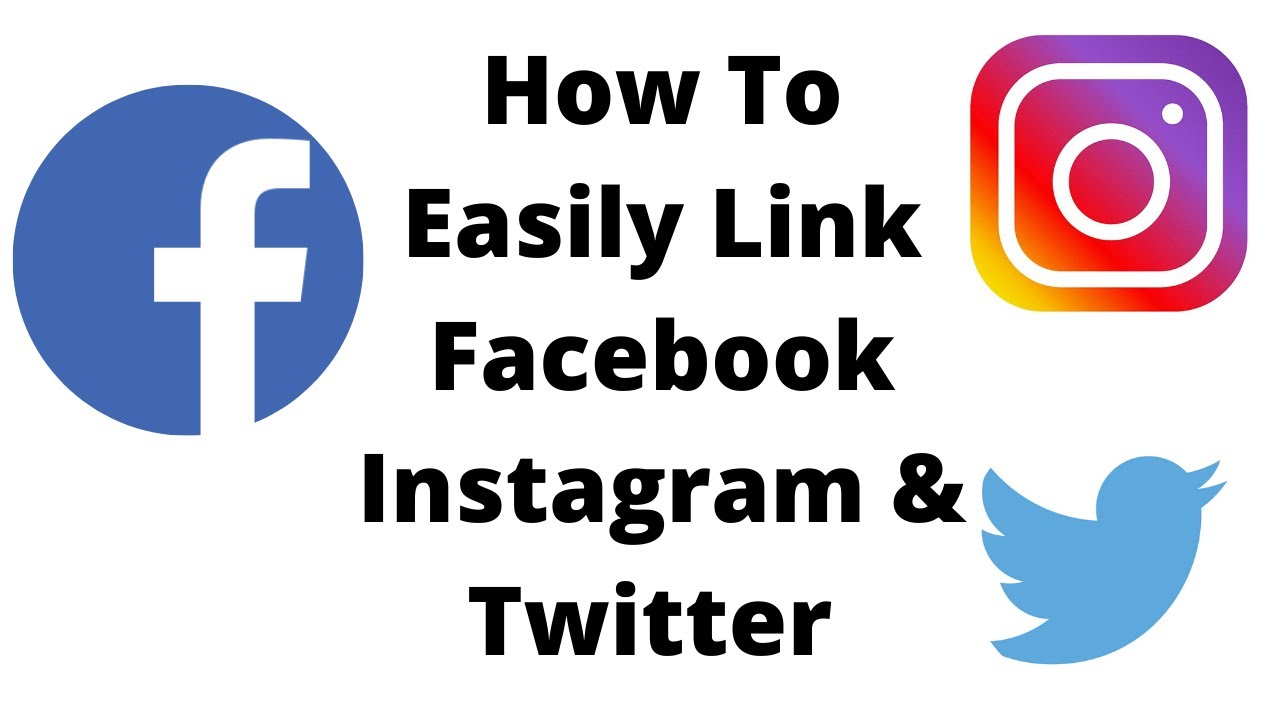 How To Link Facebook Instagram And Twitter How To Add Facebook Link On