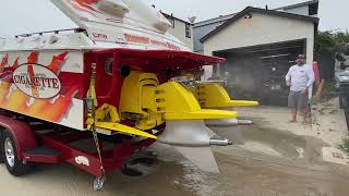 Cigarette 38 Top Gun 2K HP cold start
