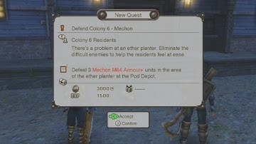 Xenoblade Chronicles - Defend Colony 6 - Mechon - Colony 6