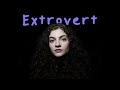 Sophie pecora  extrovert official wlyrics