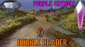Crash Bandicoot 3 : WARPED | DOUBLE HEADER | Purple Crystal & Clear Gem | All Boxes