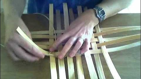Basket Weaving Video #4 Twining--Twining a Keeper Row
