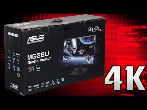 Asus MG28UQ 4K Gaming Monitor / Ecran #Unboxing #Review | فتح العلبه و المراجعة