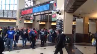 Secaucus Train Station.  2-2-14