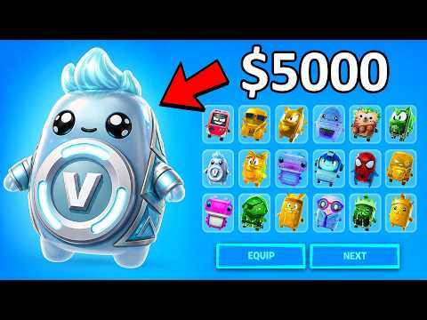 Upgrading Fortnite Accounts With EVERY Sprite For 24 Hours!