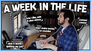 A Week in the Life of a Full-Time YouTuber 📚 BookTube Planning, Filming & More!