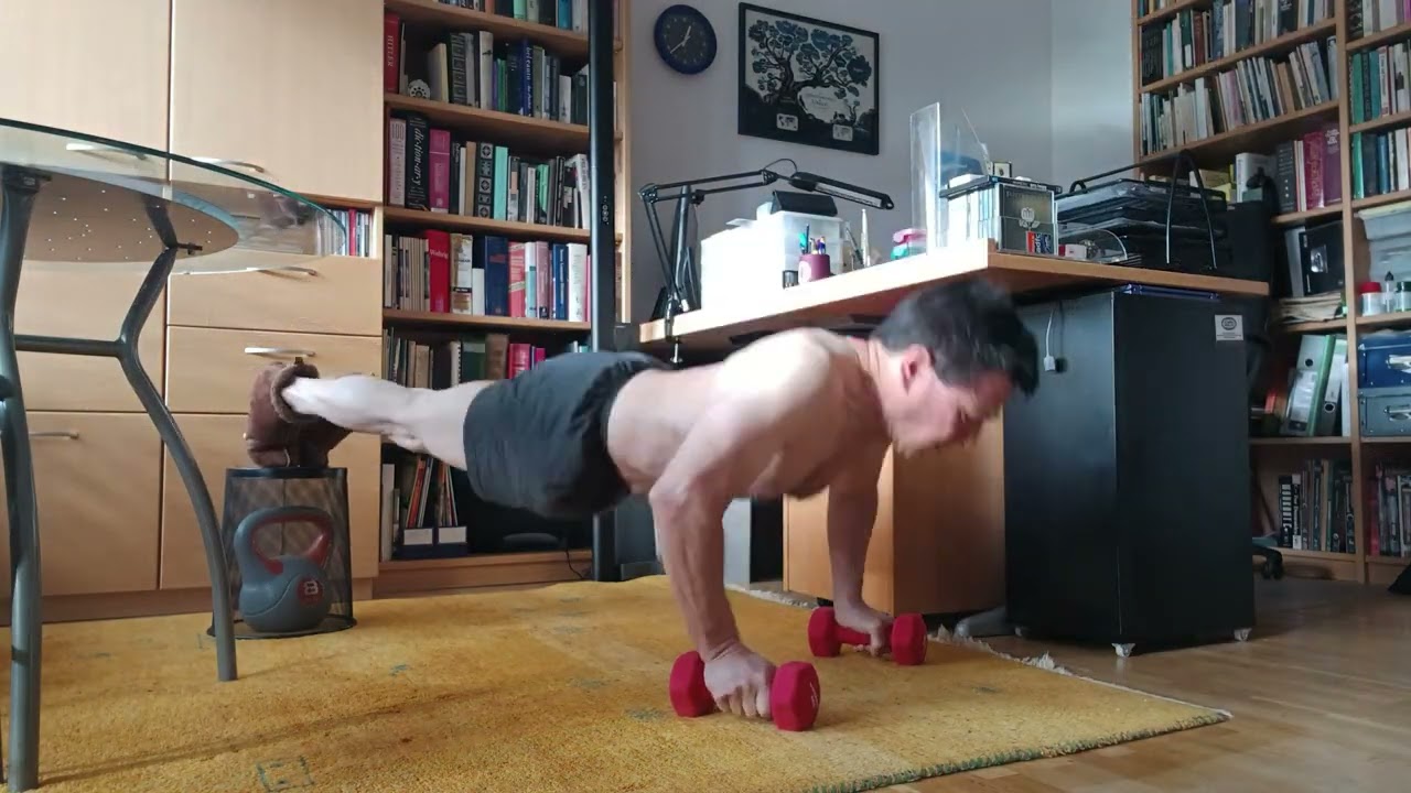 110 decline push-ups in set one today, tying 3rd best. Just turned 70.