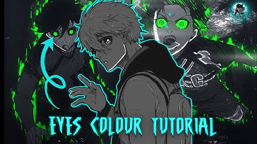 Eyes Colour Tutorial | Alight Motion | Blue Lock | #tutorial