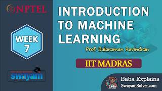Nptel Introduction To Machine Learning Week 7 Quiz Answers 2026 Baba Explains