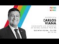Carlos Viana será o primeiro entrevistado da série Eleições 2022 - Hoje, às 19h, ao vivo