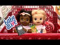 BABY ALIVE dolls go on a outing 🛒 back to school shopping ✏️