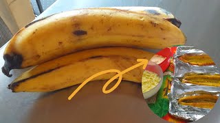 CÓMO HACER CANOAS DE PLÁTANO MADURO CON QUESO super deliciosas
