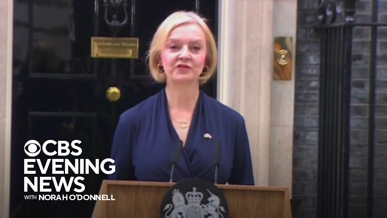 U.K. prime minister resigns after 6 weeks in office