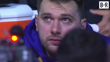 Luka Doncic Tears Up During His Mavericks Tribute Video