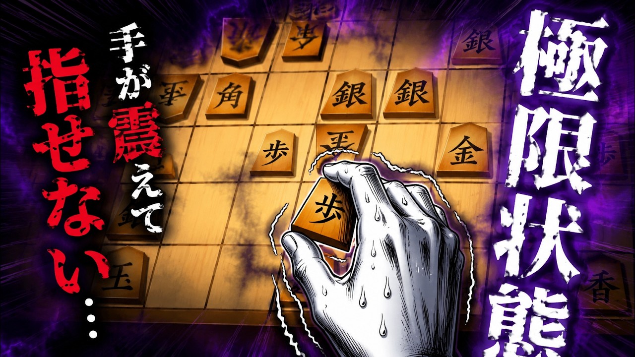 怖すぎて手が震えて指せねぇ・・・