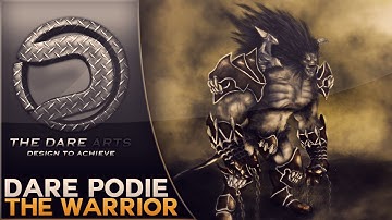 The Warrior | Speed Painting | By Dare Podie