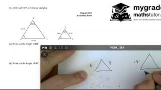 Similar Triangles & Scale Factors | Edexcel GCSE & IGCSE Maths (1MA1 / 4MA1)