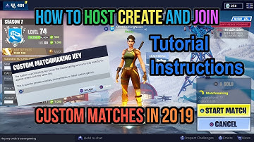 Fortnite How To Create, Host and Join Custom Matchmaking Lobby Servers in 2025 Tutorial Instructions