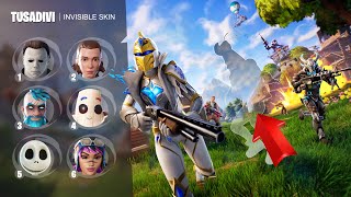 GUESS THE INVISIBLE SKIN ON THE LOADING SCREEN - #10 - FORTNITE CHALLENGE | tusadivi