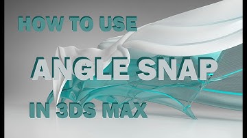 3DS Max Tutorial - How to use Angle Snap