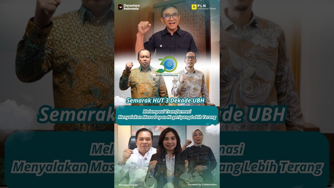 Ucapan HUT ke 30 Tahun UBH -  Direksi PLN Indonesia Power