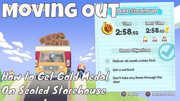 PS4 Moving Out Sealed Storehouse Gold Medal Timing