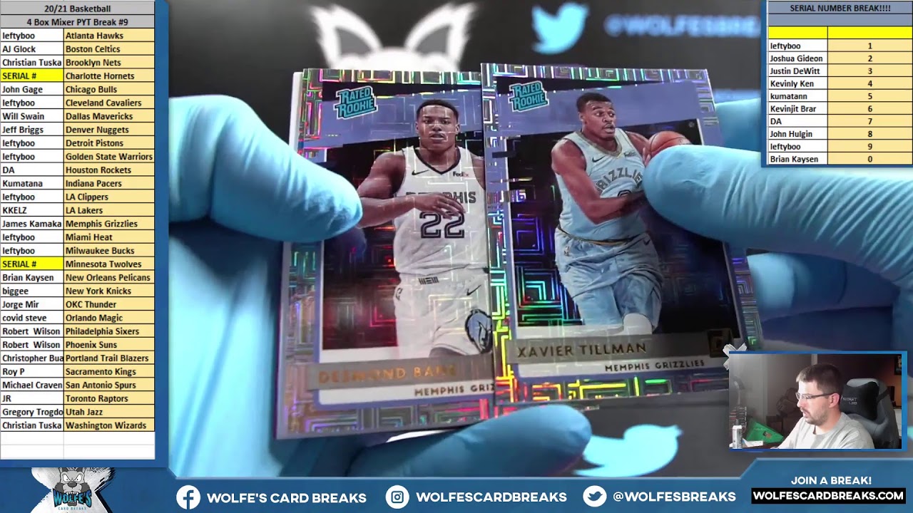 Wolfe s Card Breaks Live Group Breaks YouTube