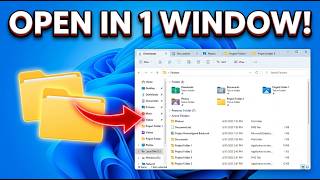 How to Open Folders in the Same Window in Windows 11 How to Open Folders in the Same Window in Windows 11