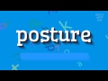 How to say "posture"! (High Quality Voices)