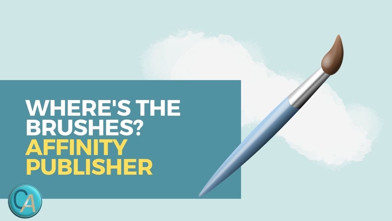 How to Use Brushes From Affinity Publisher - YouTube
