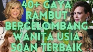 Wavy Hairstyle Inspiration for Women in Their 50s