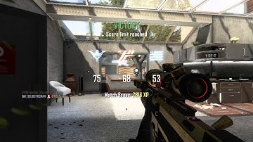 Team Deathmatch: Gold DSR 50 Wallbang Headshot Final Killcam