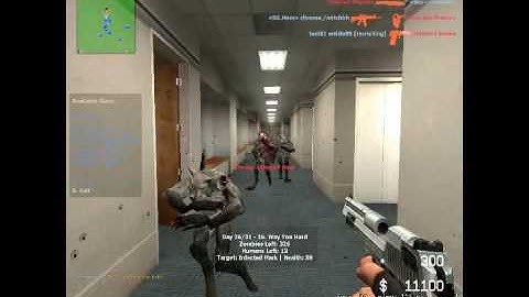 Warewolves on a CSS zombie mod. very cool!