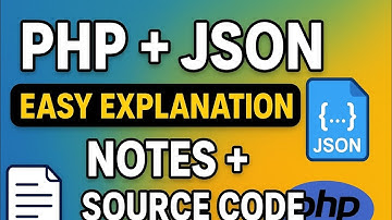 Day 36: PHP & JSON Explained | Convert Array to JSON | json_encode & json_decode Full Tutorial