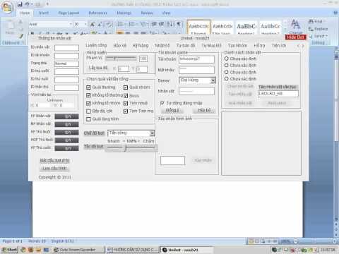 Video video hướng dẫn sử dụng Unibot tao acc game SRO - youtube