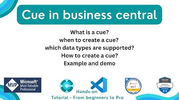 cue in business central | how to create a cue in business central |cue in business central with demo