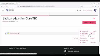 Tutorial penggunaan e-learning SMAN 3 Surakarta ( Bag 2 )